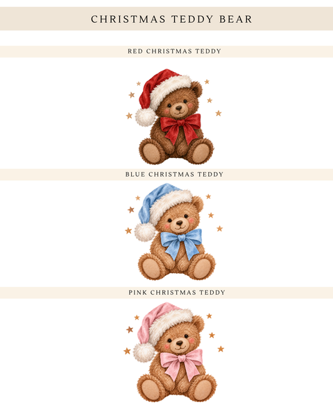 Personalised Teddy Bear Christmas Advent Calendar