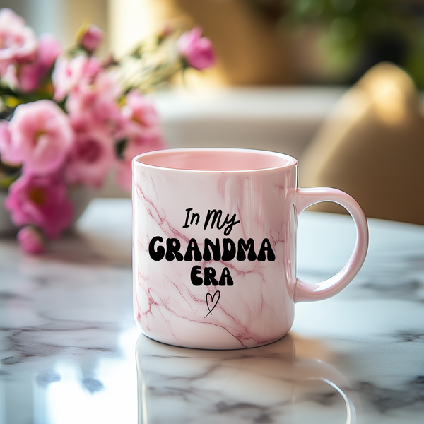 Personalised In My Nanny & Grandad Era Mug Set For Christmas