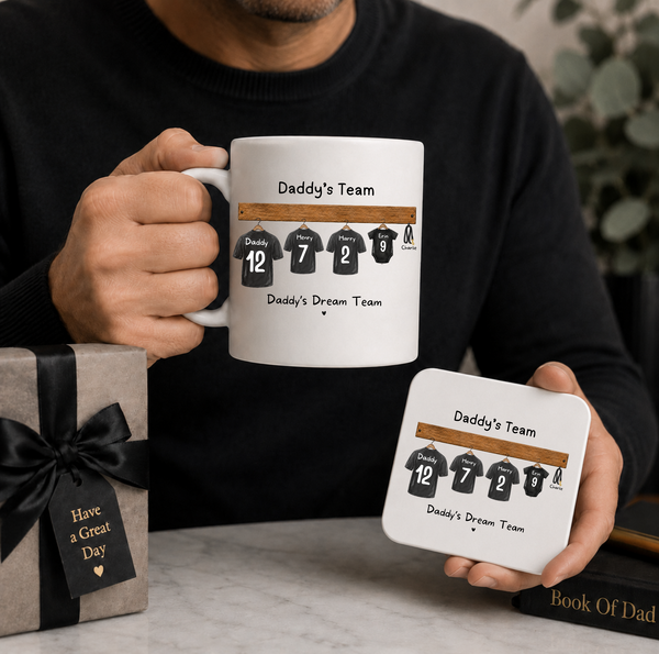 Personalised Grandad Football Mug Father’s Day Gift
