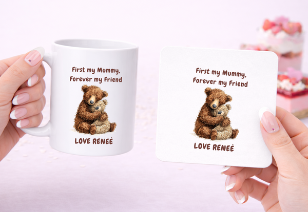 Personalised Bear Mug For Mother's Day