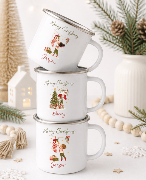 Personalised Christmas Mug for Kids – Christmas Eve Hot Chocolate Cup