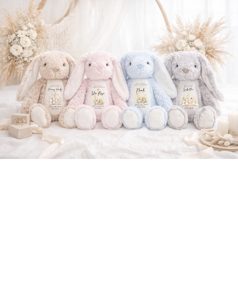 Personalised Christening Cross Teddy Bear & Gift Set