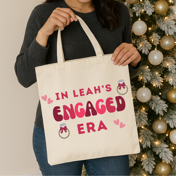 Personalised Engagement Tote Bag - Gifts For Her