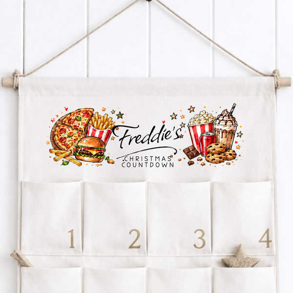 Personalised Teen Advent Calendar – Football, Gamer, Music & Foodie