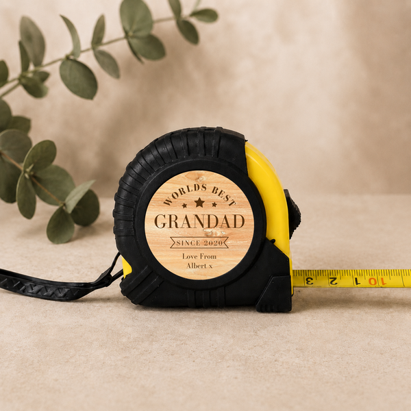 Personalised Grandad Tape Measure | Father's Day Gift