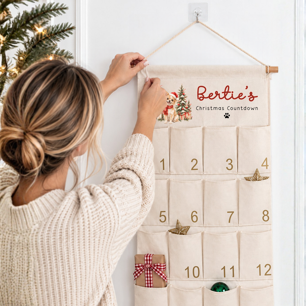 Personalised Pet Advent Calendar | Custom Dog & Cat Portrait