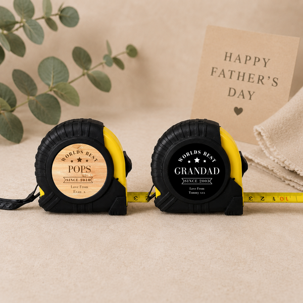 Personalised Grandad Tape Measure | Father's Day Gift