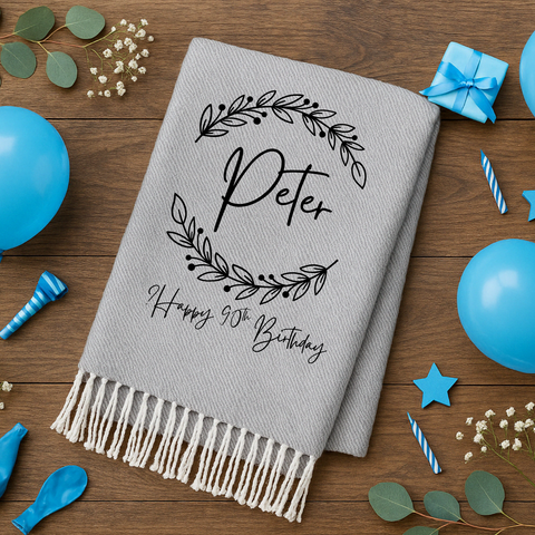 Personalised Throw Blanket - Gifts For Him