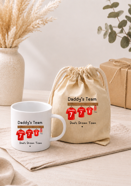 Personalised Father's Day Football Mug for Dad