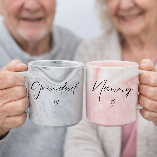 Personalised Nana/Grandma Marble Mug