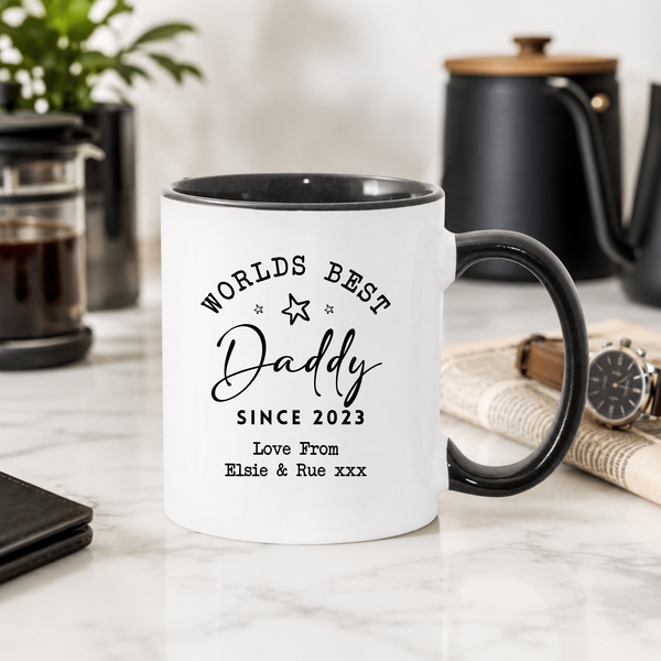 Personalised Worlds Best Dad Mug | Father's Day Gift UK