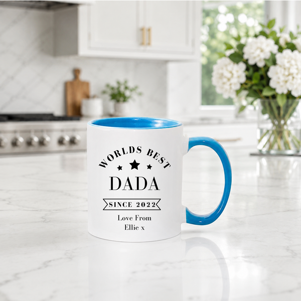 Personalised Worlds Best Dad Mug | Father's Day Gift UK