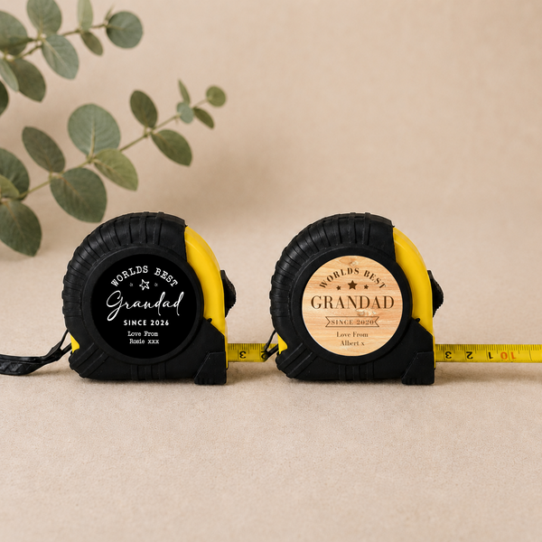 Personalised Grandad Tape Measure | Father's Day Gift
