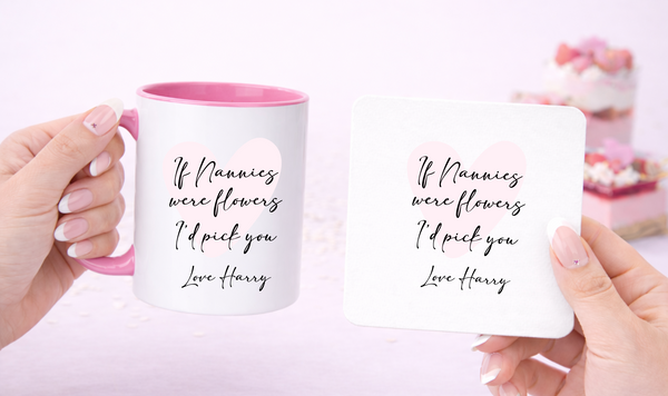 Personalised Heart Mug For Mother's Day