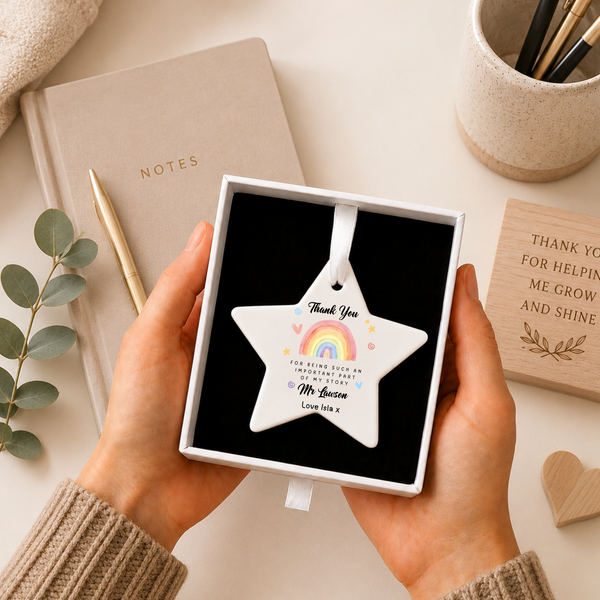 Personalised Thank You Ceramic For Teachers