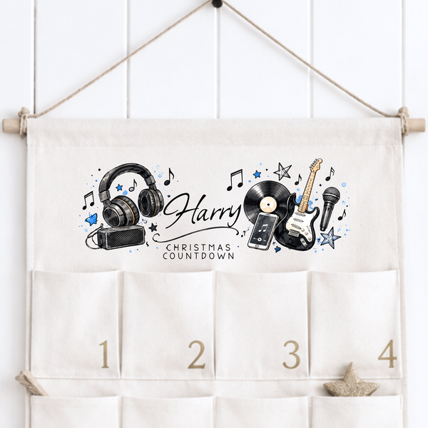 Personalised Teen Advent Calendar – Football, Gamer, Music & Foodie