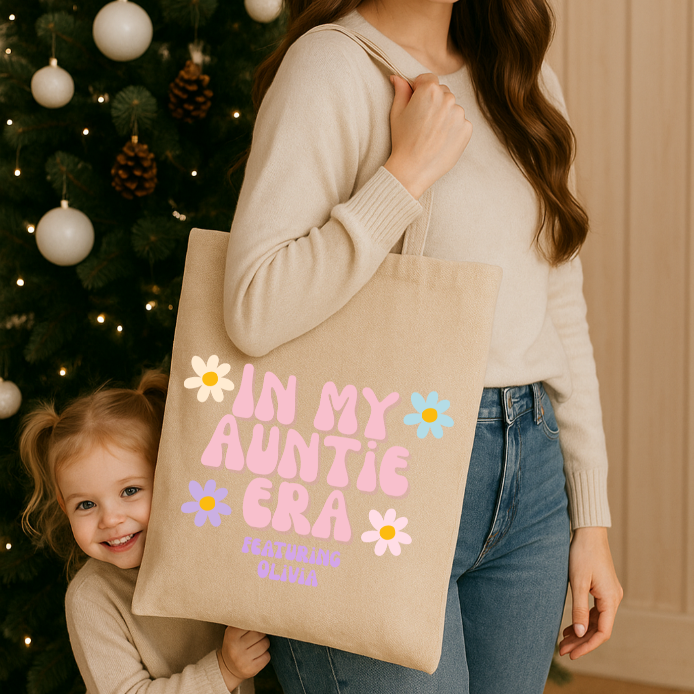 In My Auntie Era Tote Bag – The Perfect Christmas Gift for Cool Aunties