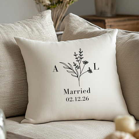 Personalised Wedding Cushion