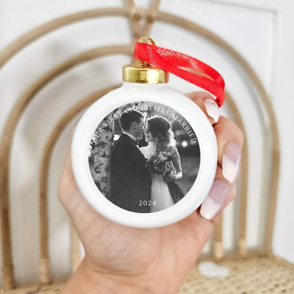 Personalised family Christmas Bauble, Photo Christmas Bauble Christmas Gift