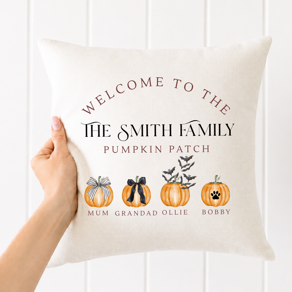 Pumpkin Cushion and Blanket Set – Cozy Halloween & Autumn Decor