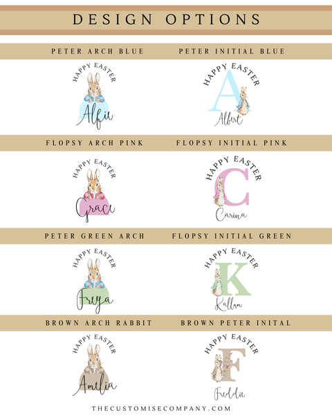 Personalised Peter Rabbit Easter Bunny