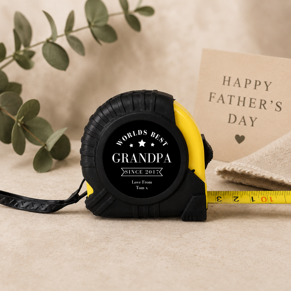 Personalised Grandad Tape Measure | Father's Day Gift