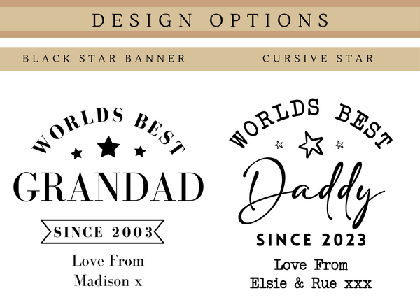 Personalised Worlds Best Dad Mug | Father's Day Gift UK