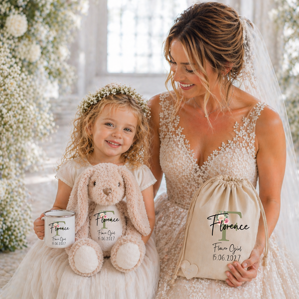 Flower Girl & Page Boy Gift | Personalised Soft Toy