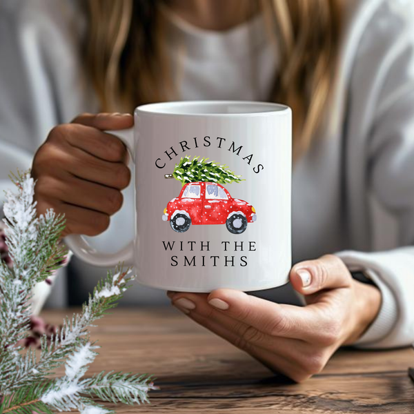 Personalised Christmas Car Mug