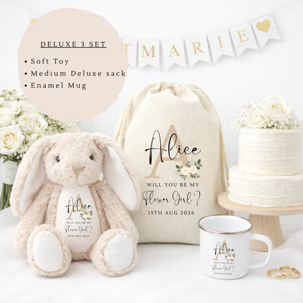 Personalised Flower Girl & Page Boy Soft Toys