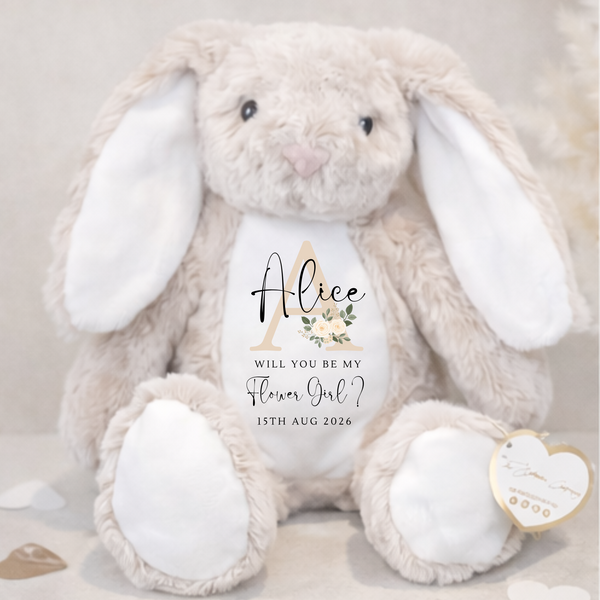 Personalised Flower Girl & Page Boy Soft Toys