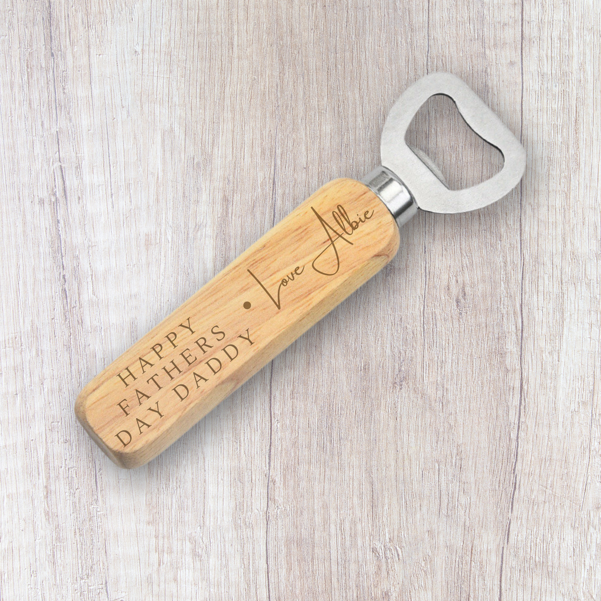 Personalised Bottle Opener For Dad