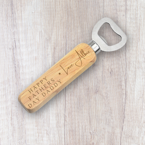 Personalised Bottle Opener For Dad