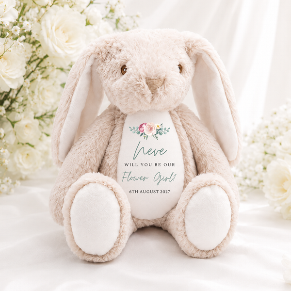 Personalised Soft Toy For Flower Girl & Page Boy