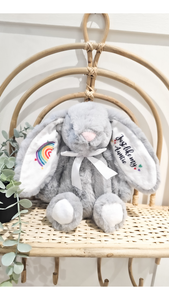 Personalised Rainbow Baby Bunny
