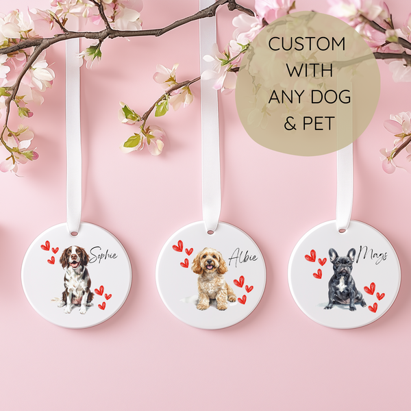 Personalised Dog Custom Ceramic Decoration
