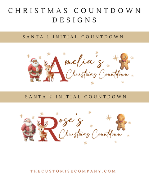 Personalised Santa Advent Calendar 2025 - Gifts For Kids