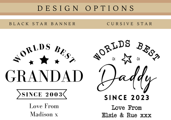 Personalised Dad Beer Stein | Fathers Day Gift Set | Worlds Best Dad
