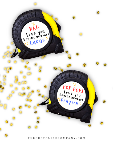 Personalised Tape Measure For Dad Or Grandad - Fathers Day