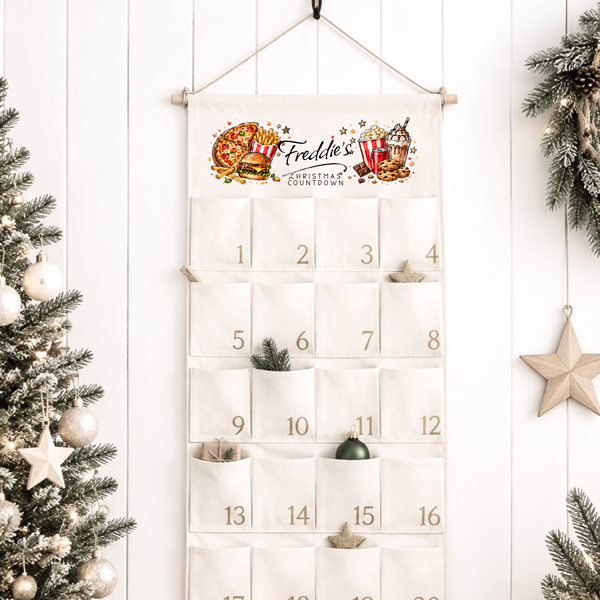 Personalised Teen Advent Calendar – Football, Gamer, Music & Foodie