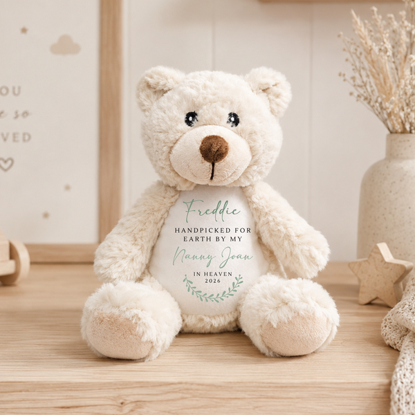 Handpicked for Earth by My Angel in Heaven Personalised Soft Toy