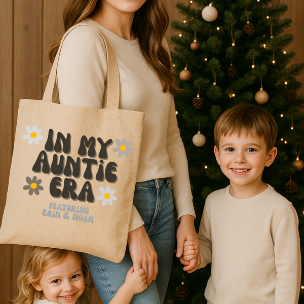 In My Auntie Era Tote Bag – The Perfect Christmas Gift for Cool Aunties