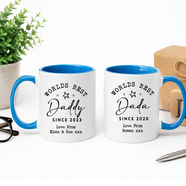 Personalised Worlds Best Dad Mug | Father's Day Gift UK