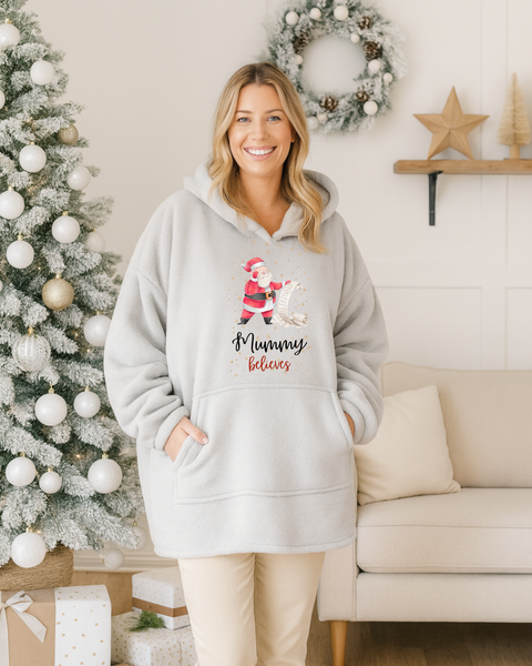 Personalised Matching Family Santa Hoodies