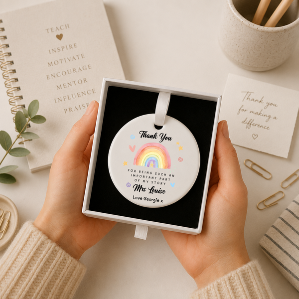Personalised Thank You Ceramic For Teachers