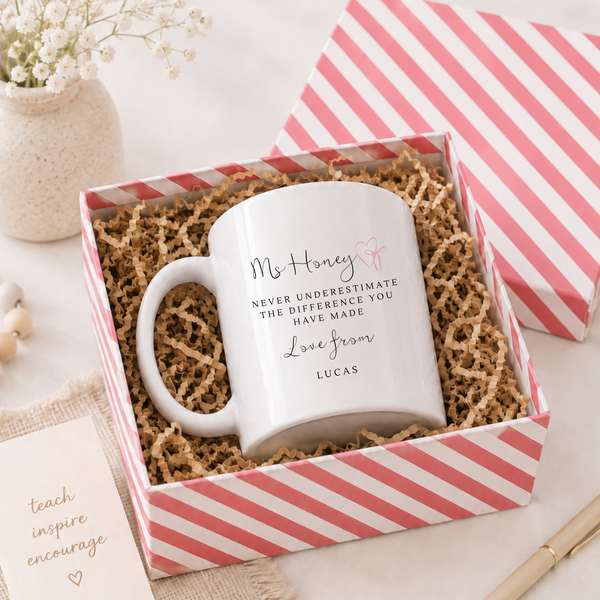 Personalised Thank You Teacher Mug