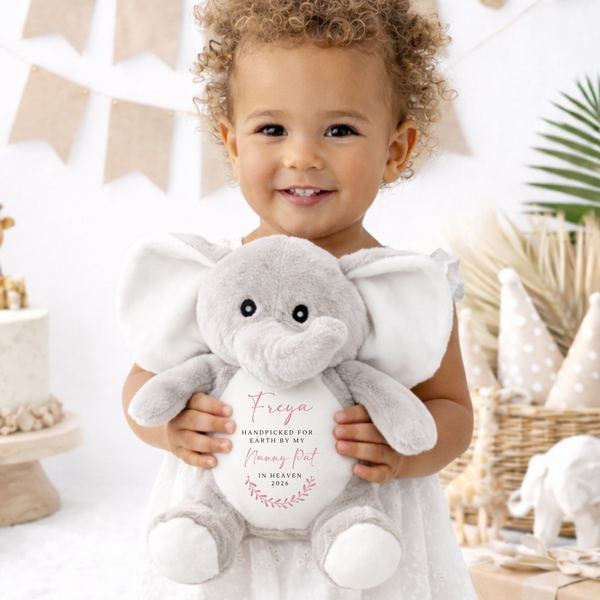 Handpicked for Earth by My Angel in Heaven Personalised Soft Toy