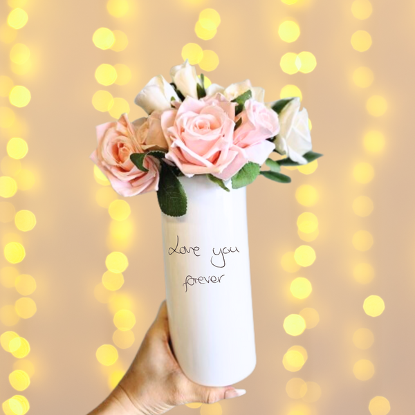 Personalised Handwritten Message Vase