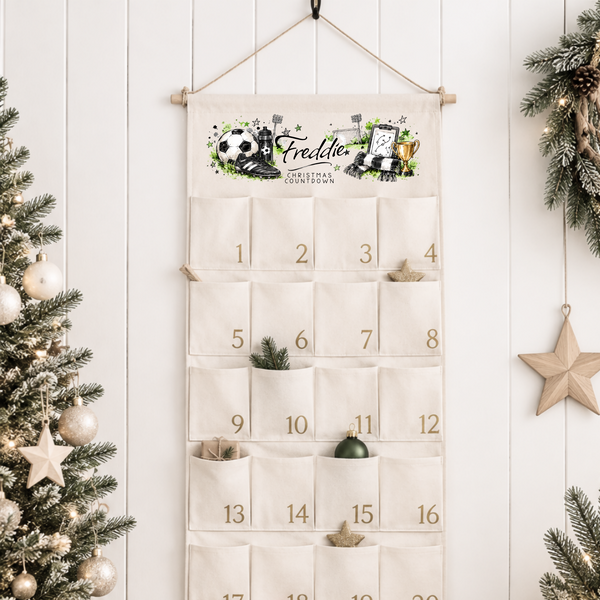 Personalised Teen Advent Calendar – Football, Gamer, Music & Foodie
