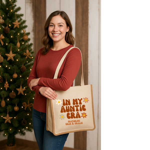 In My Auntie Era Tote Bag – The Perfect Christmas Gift for Cool Aunties